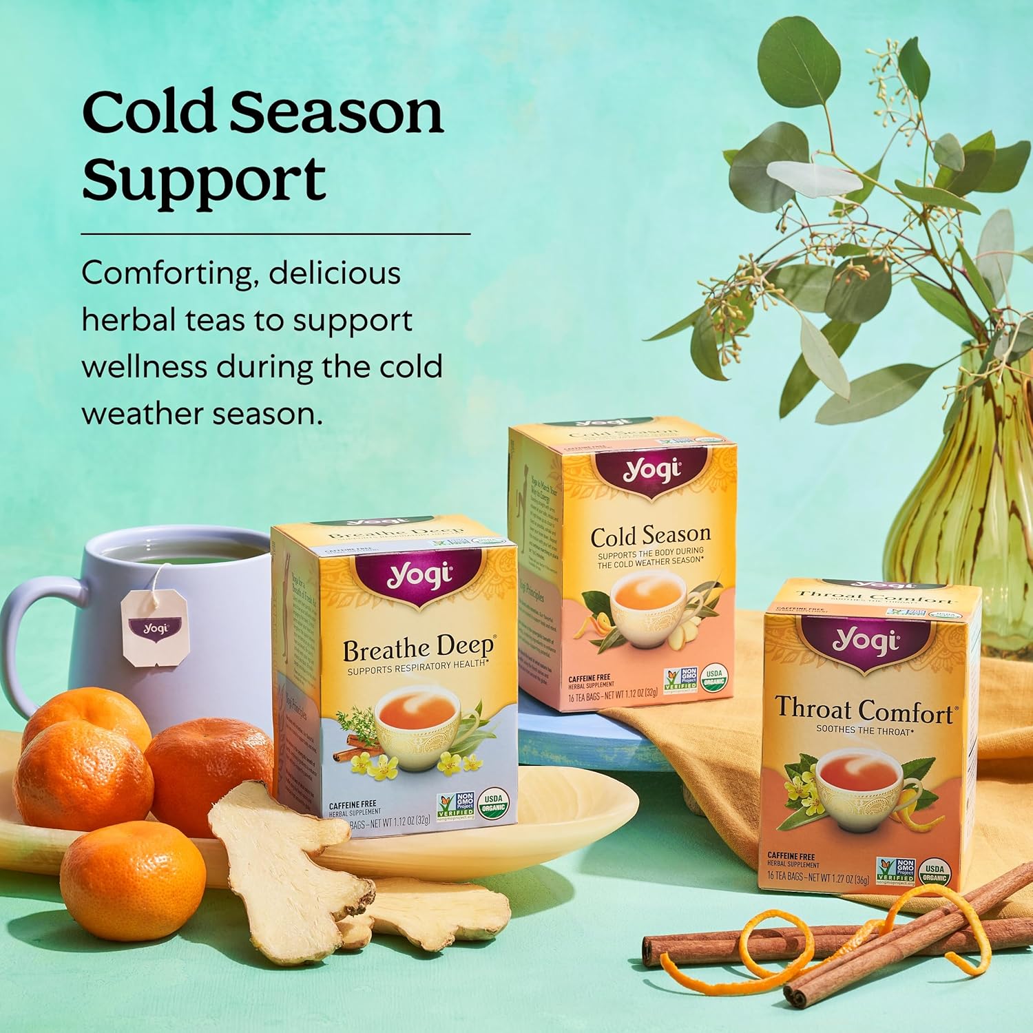 organic-yogi-tea-throat-comfort-herbal-tea-bags---6-pack---soothing-blend-with-wild-cherry-bark-licorice-root-mullein-and-ginger---caffeine-free-5