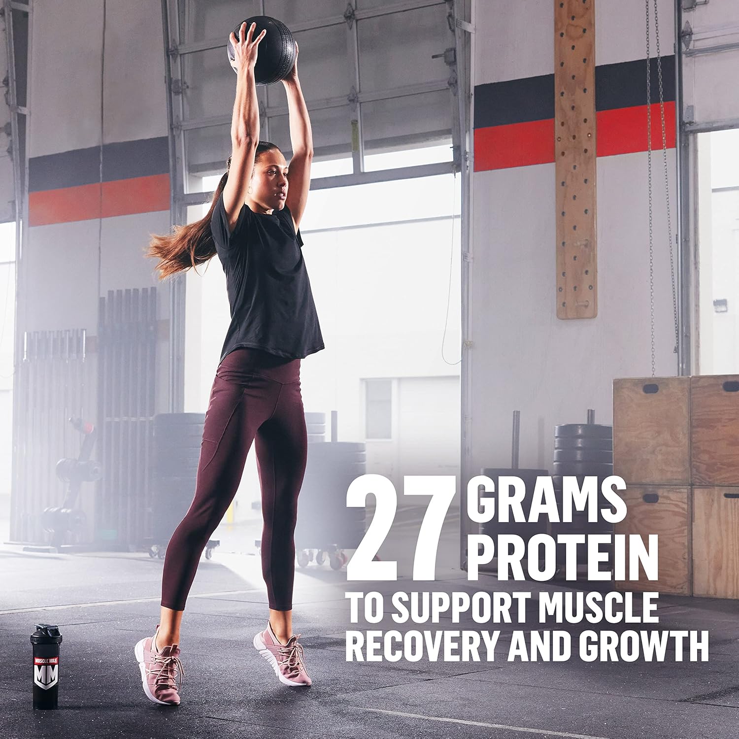 chocolate-muscle-milk-100-whey-protein-powder-with-probiotics---185lb-23-servings-27g-protein-2g-sugar-1b-cfu-probiotics-low-fat-nsf-certified-3