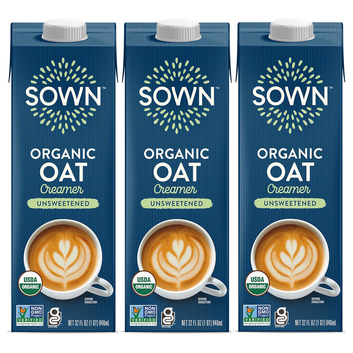 organic-unsweetened-oat-creamer-for-coffee---barista-non-dairy-milk-alternative---vegan-sugar-free-gluten-free---32oz-pack-of-3-1