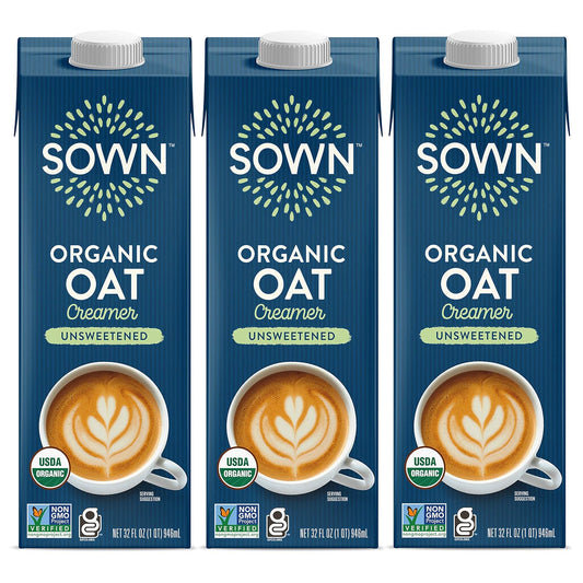 organic-unsweetened-oat-creamer-for-coffee---barista-non-dairy-milk-alternative---vegan-sugar-free-gluten-free---32oz-pack-of-3-1