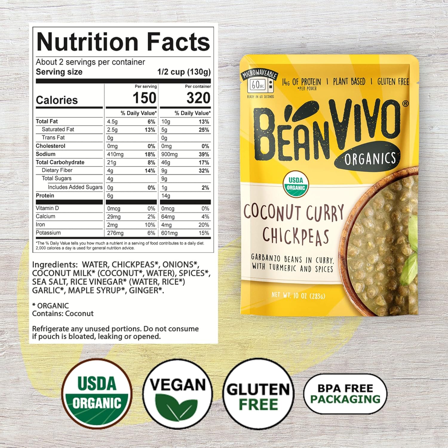 organic-coconut-curry-chickpeas-pack-of-6---nutritious-plant-based-meal-with-fiber---gluten-free-10-oz-microwavable-vegan-food-6