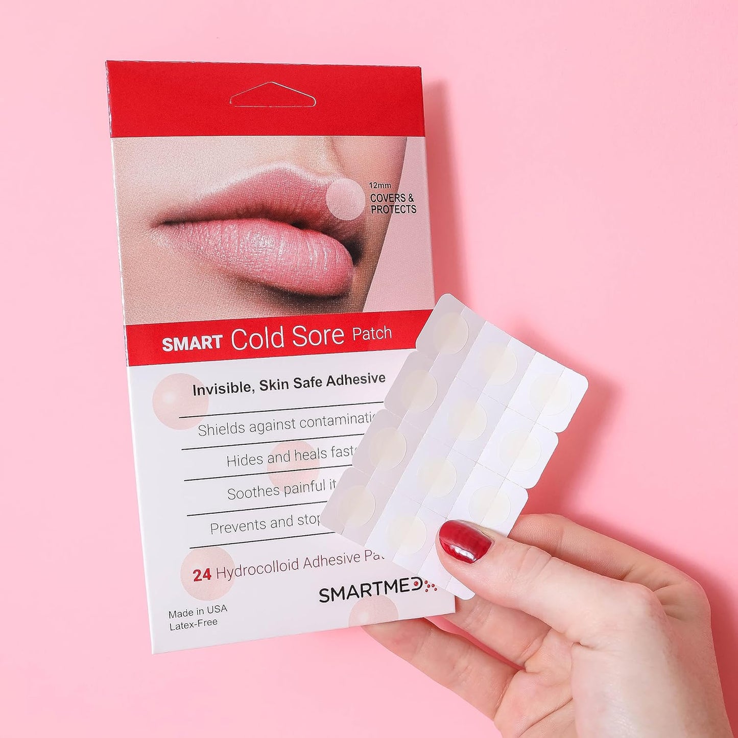smartmed-cold-sore-treatment-patch---prevent-breakouts-soothe-itching-burning---discrete-invisible-adhesive---24-patches-3