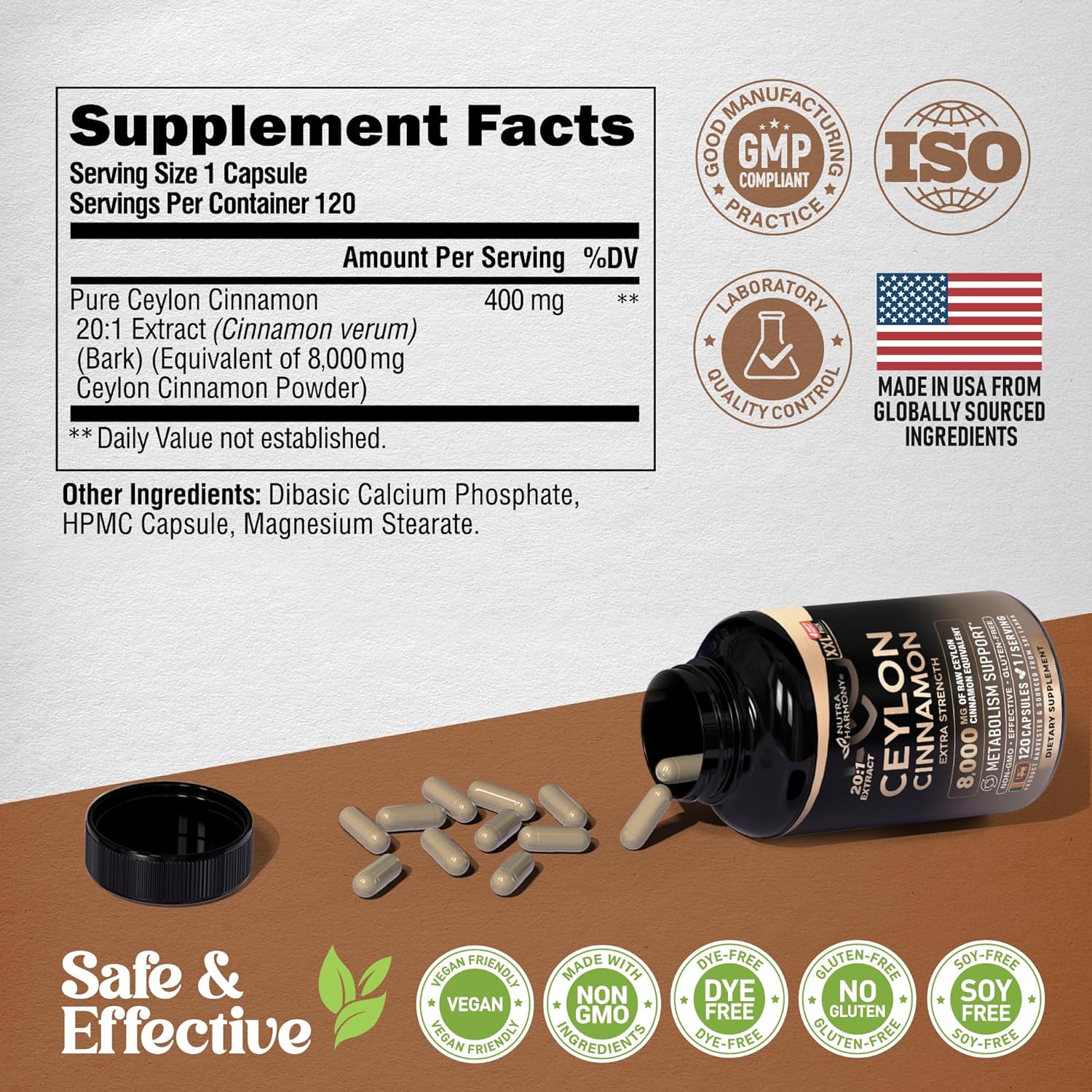 extra-strength-ceylon-cinnamon-capsules---energy-heart-metabolism-support---men-women---pure-natural-extract-supplement---made-in-usa---gmo-gluten-free---120-capsules-4-month-supply-6