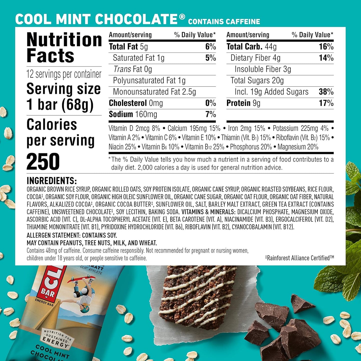 organic-cool-mint-chocolate-energy-bars-with-caffeine---plant-based-protein-snack---vegetarian-kosher---24-count-of-24-oz-bars-6