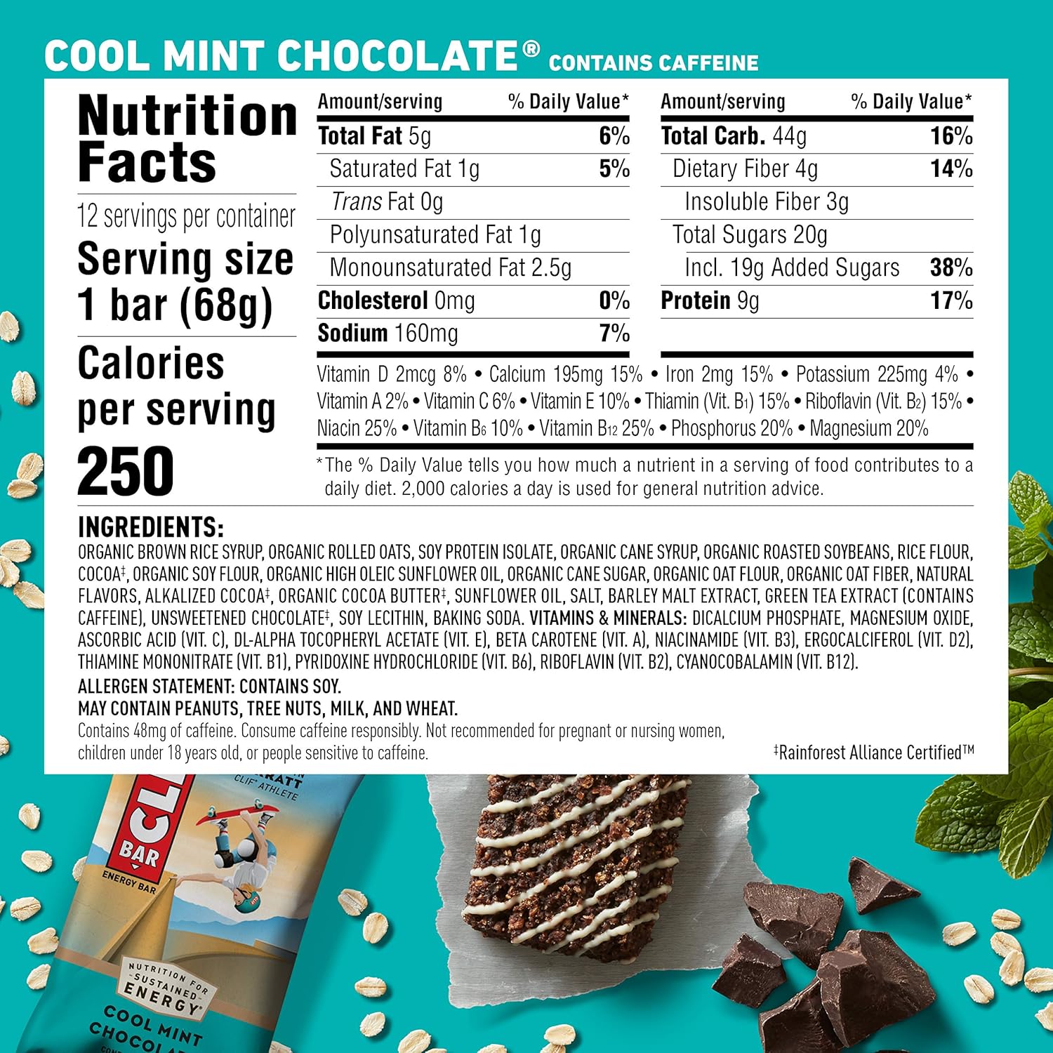 organic-cool-mint-chocolate-energy-bars-with-caffeine---plant-based-protein-snack---vegetarian-kosher---24-count-of-24-oz-bars-6