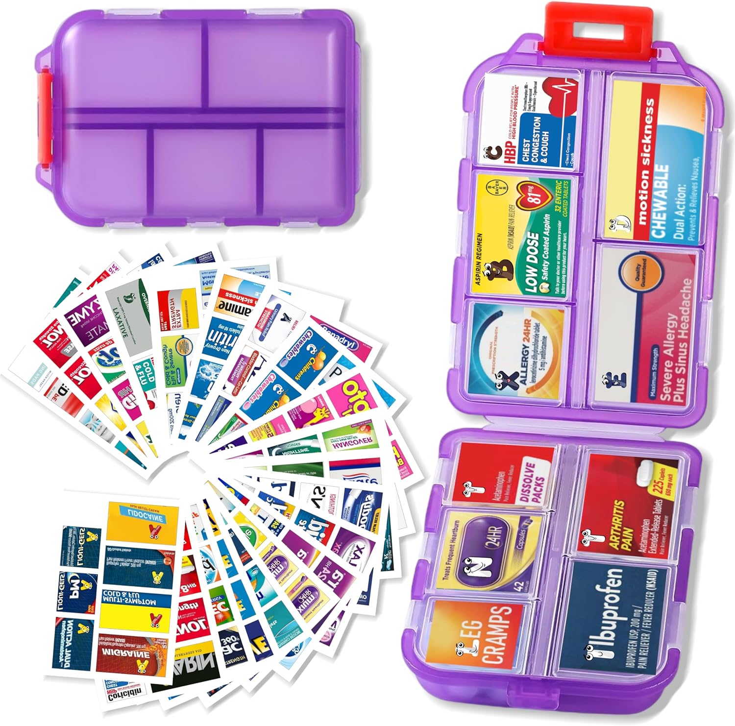 purple-7-day-pill-organizer-with-medicine-labels---mini-travel-pill-container-for-daily-medication-storage---includes-161-lables-1