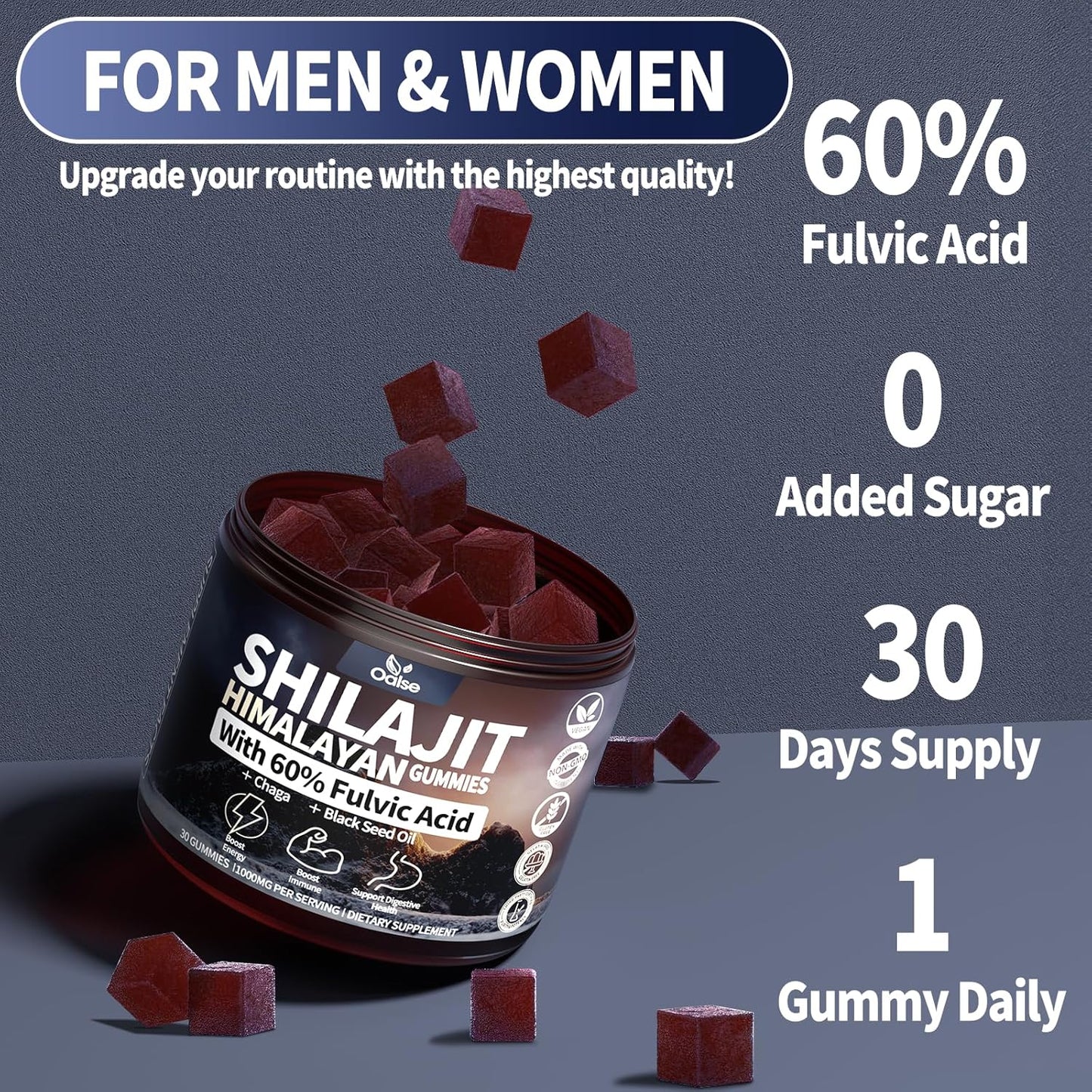 premium-oalse-pure-himalayan-shilajit-gummies---18000mg-60-fulvic-acid-85-trace-minerals---1-pack-2