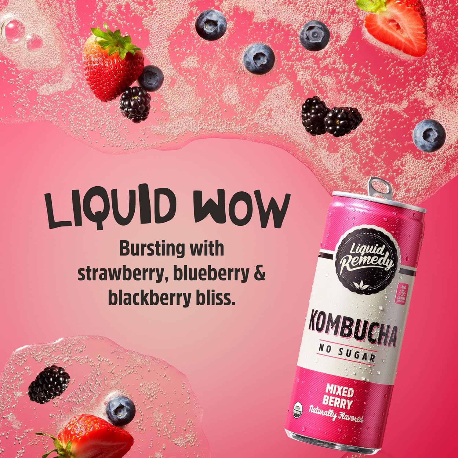 organic-mixed-berry-kombucha-drink---sugar-free-low-calorie-probiotic-tea-alternative-for-gut-health---85-fl-oz-can-24-pack-6