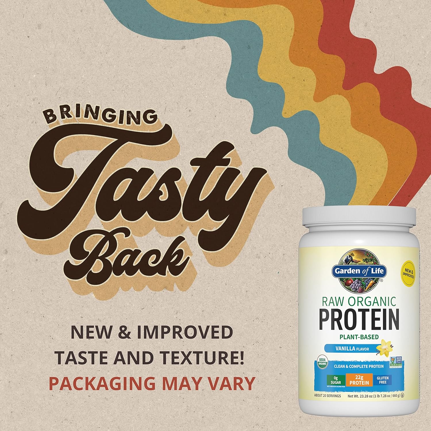 organic-vanilla-vegan-protein-powder-with-22g-plant-based-protein-bcaas-probiotics-digestive-enzymes---garden-of-life-gluten-lactose-free---15-lb-2