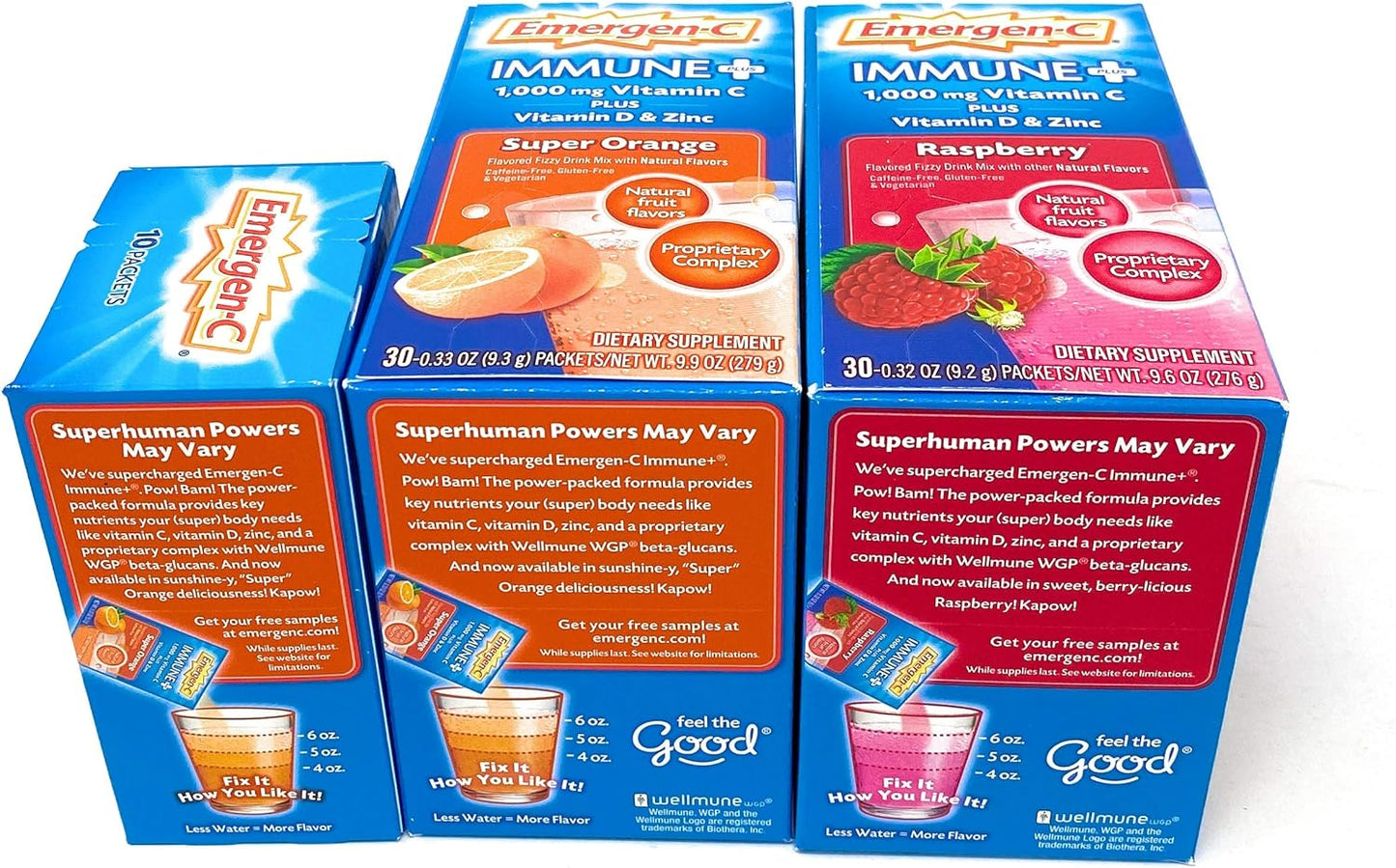 TUKIMA Emergen-C Immune+ Fizzy Drink Mix Powder, Super Orange and Raspberry - Dietary Supplement for Boosting Immunity - Espot.com.au