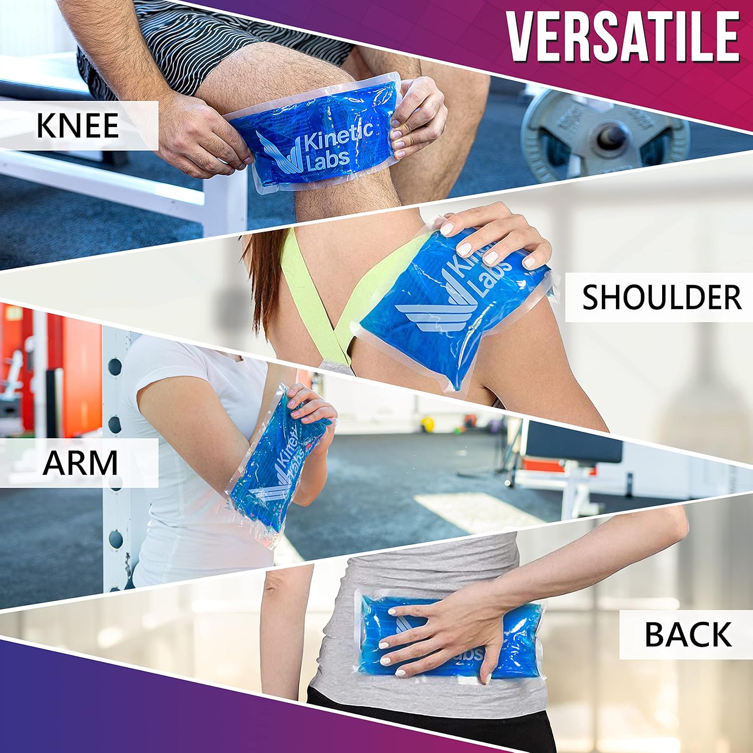 large-reusable-gel-ice-packs-for-injuries-2-pack---hot-cold-therapy-packs-for-back-head-knee-shoulder-neck-ankle-elbow-feet---flexible-11-x-53-ice-packs-by-kinetic-labs-2