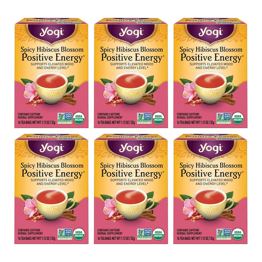 organic-spicy-hibiscus-blossom-positive-energy-tea---96-tea-bags-6-packs---energizing-herbal-blend-with-black-tea-hibiscus-flower-cinnamon-bark---yogi-tea-1