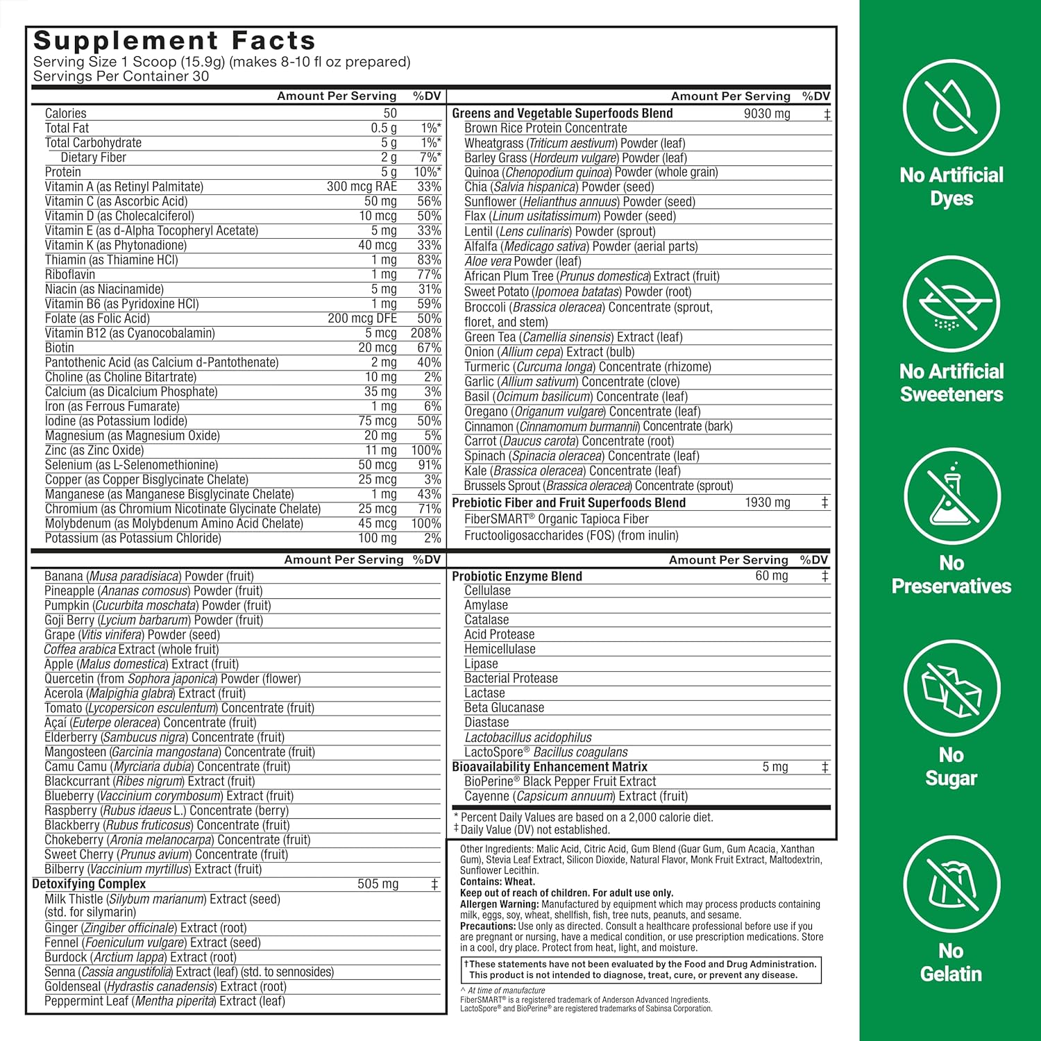 force-factor-smarter-greens-superfoods-powder---digestion-gut-health-support-with-probiotics-prebiotics-digestive-enzymes-adaptogens---pomegranate-berry---30-servings-6