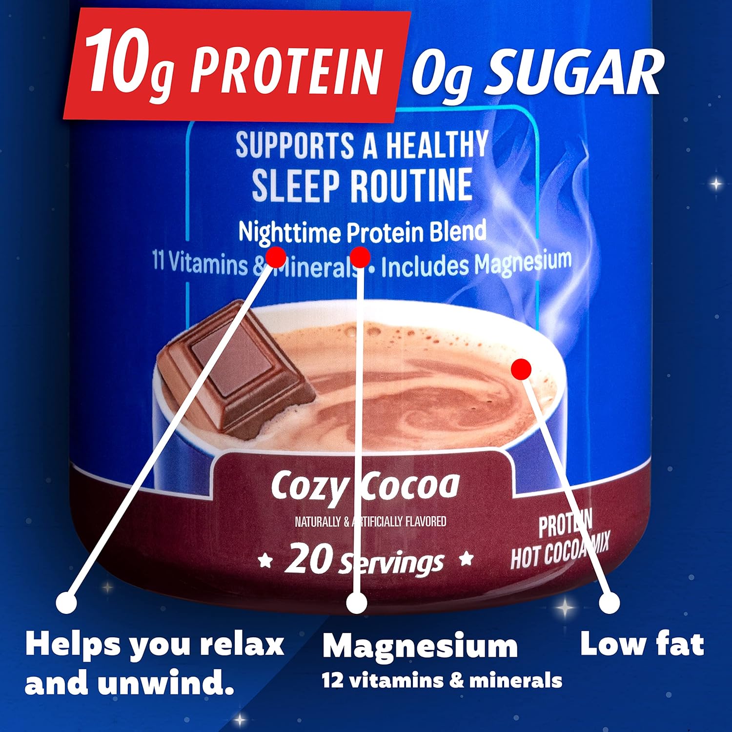 premier-protein-good-night-hot-cocoa-mix-protein-powder-with-10g-protein-and-nighttime-blend---20-servings-3
