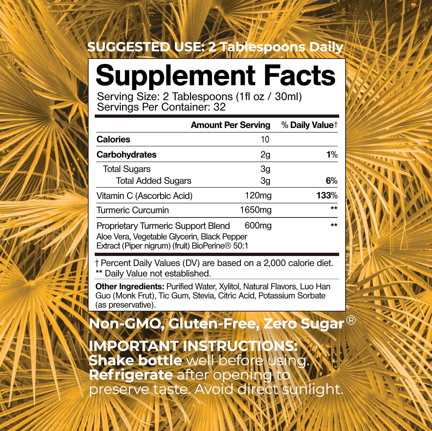 max-strength-tropical-oasis-liquid-turmeric-curcumin-with-bioperine-black-pepper-and-vitamin-c---98-absorption---1650mg---32oz-2