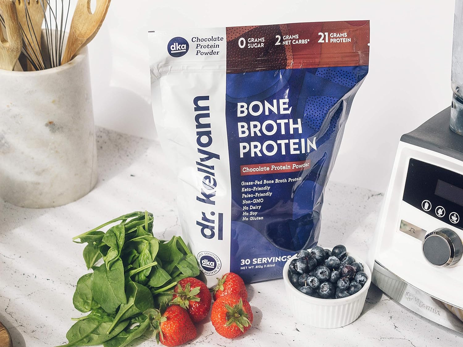 chocolate-bone-broth-protein-powder---21g-protein-2g-net-carbs---grass-fed-collagen---sugar-gluten-dairy-free---paleo-keto-shakes-30-servings-2