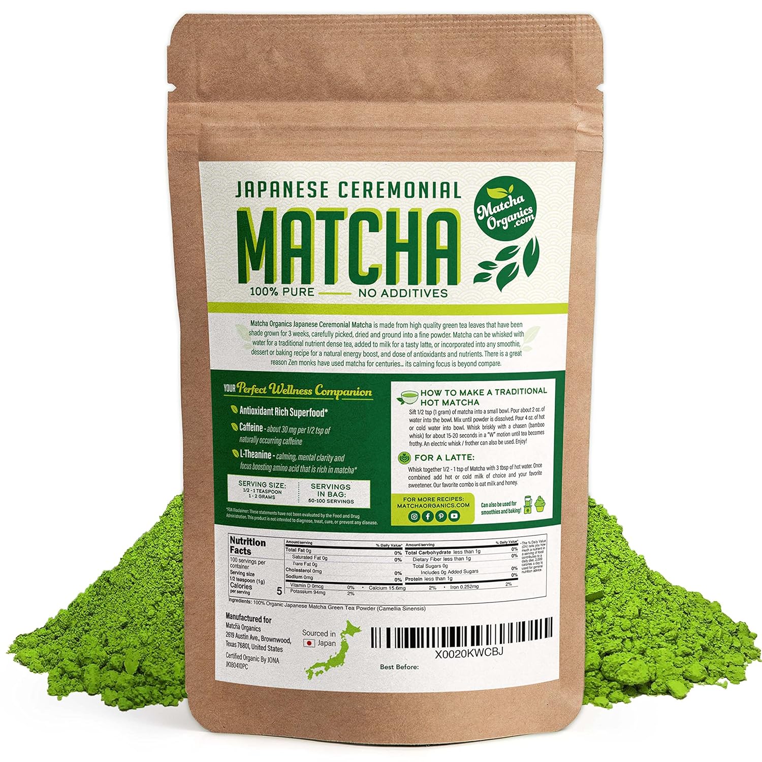 organic-japanese-ceremonial-matcha-green-tea-powder---highest-grade-1st-harvest---usda-jas-certified---ideal-for-lattes-smoothies-and-baking---353oz-100g-2