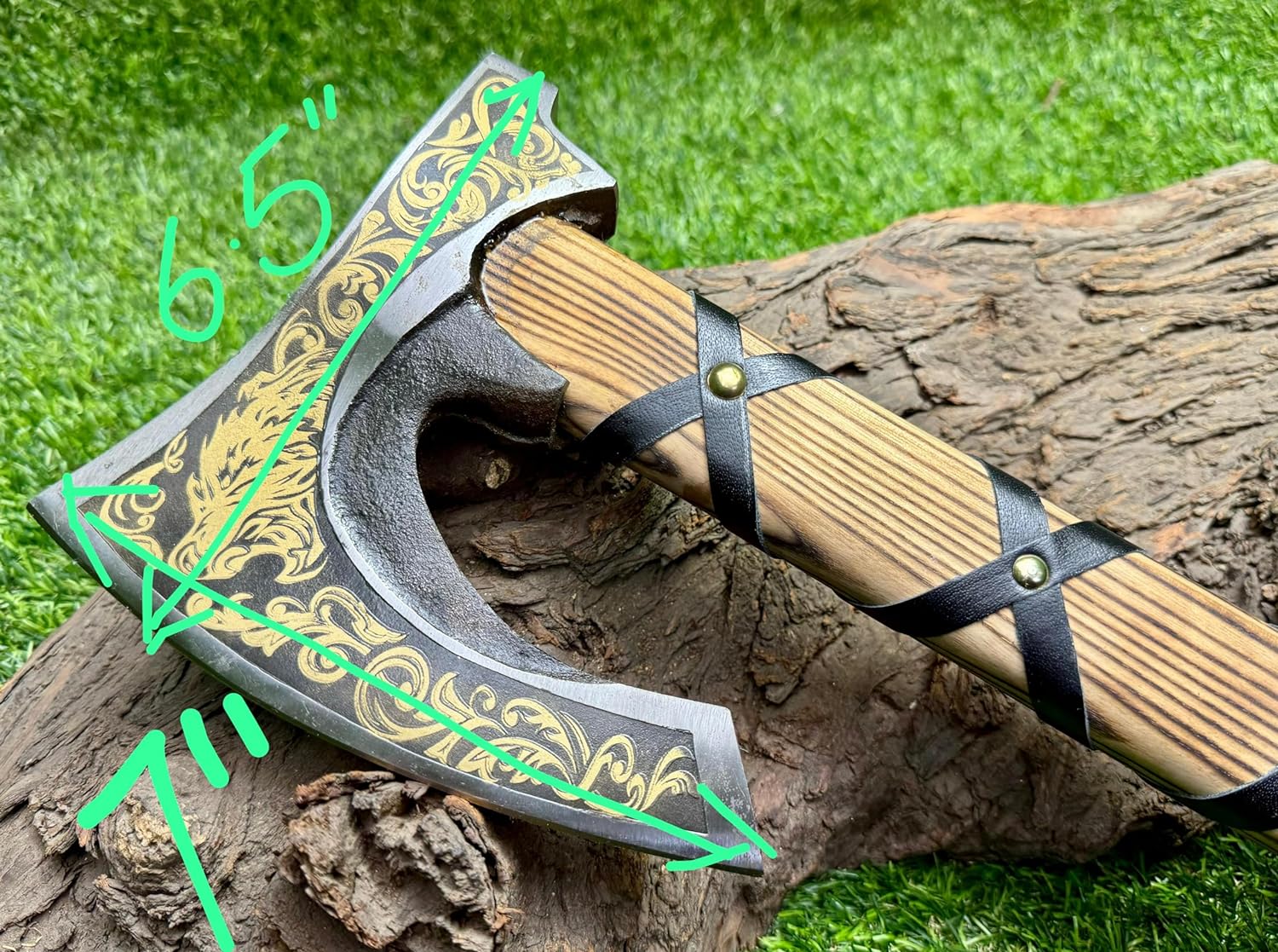 handmade-viking-axe-with-rosewood-handle---poshland-ax-7004---unique-custom-gift-for-camping-and-outdoors-7