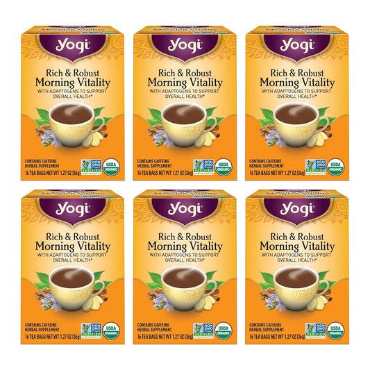 organic-morning-vitality-tea-bags---pack-of-96---energizing-adaptogen-tea-with-puerh-leaf-chicory-root-cinnamon---yogi-tea-1