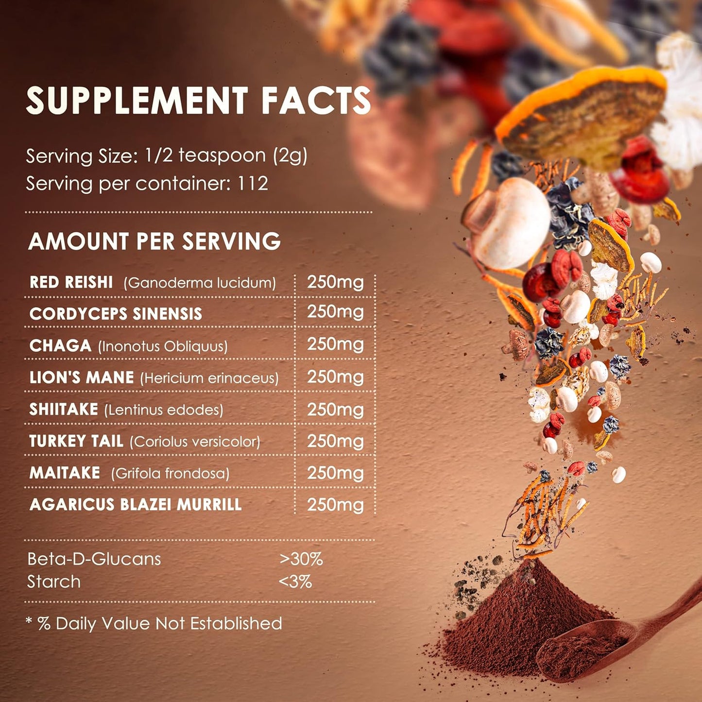 organic-8-mushroom-powder-extract-blend-8-oz---lions-mane-reishi-chaga-cordyceps-maitake-shiitake---boost-focus-and-energy---mix-with-coffee-and-smoothies-4