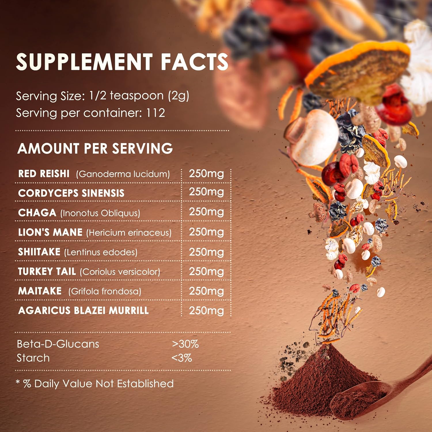 organic-8-mushroom-powder-extract-blend-8-oz---lions-mane-reishi-chaga-cordyceps-maitake-shiitake---boost-focus-and-energy---mix-with-coffee-and-smoothies-4