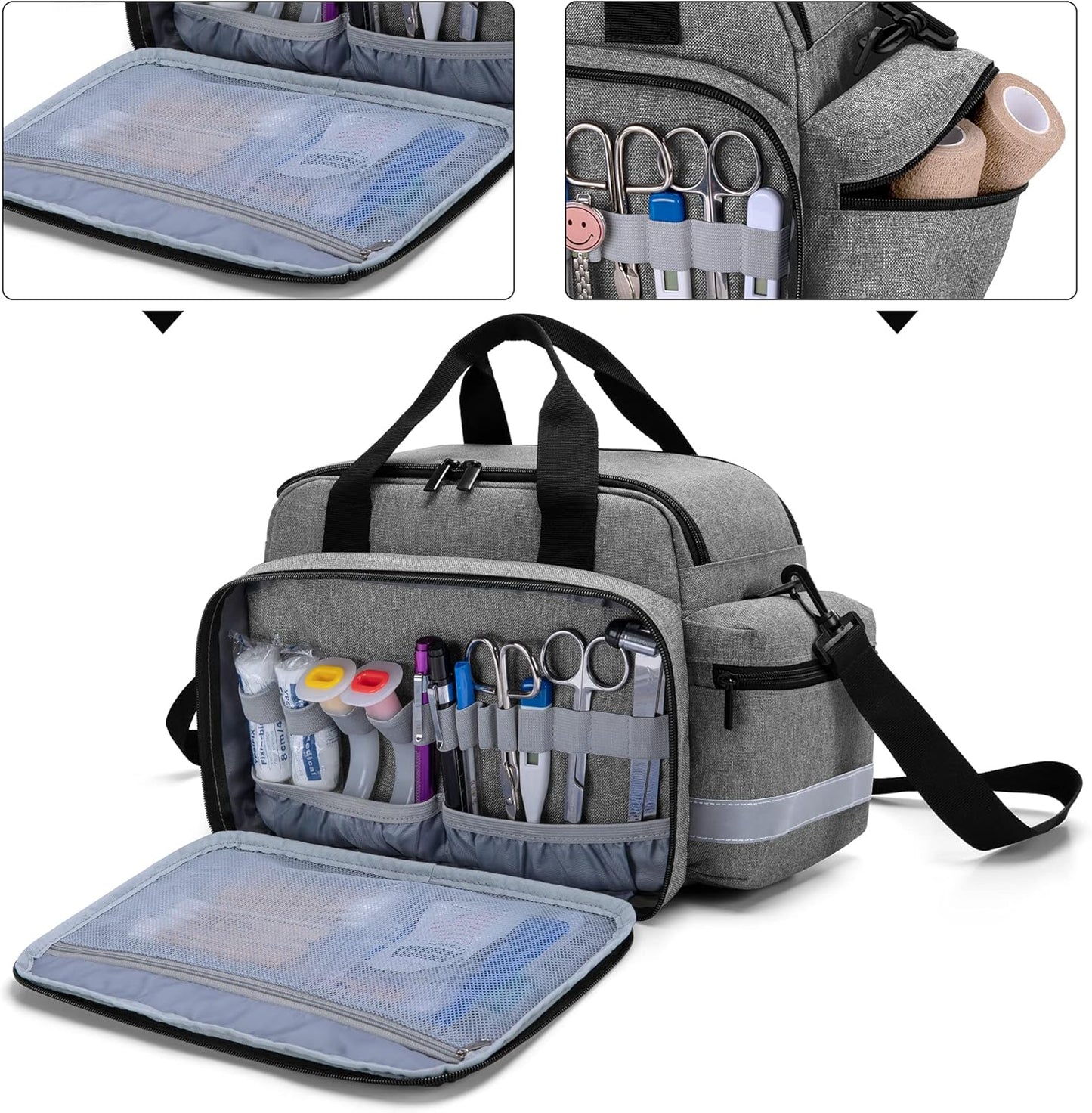 trunab-portable-home-health-nurse-bag-with-handle-and-shoulder-strap---medical-organizer-for-home-visits-3
