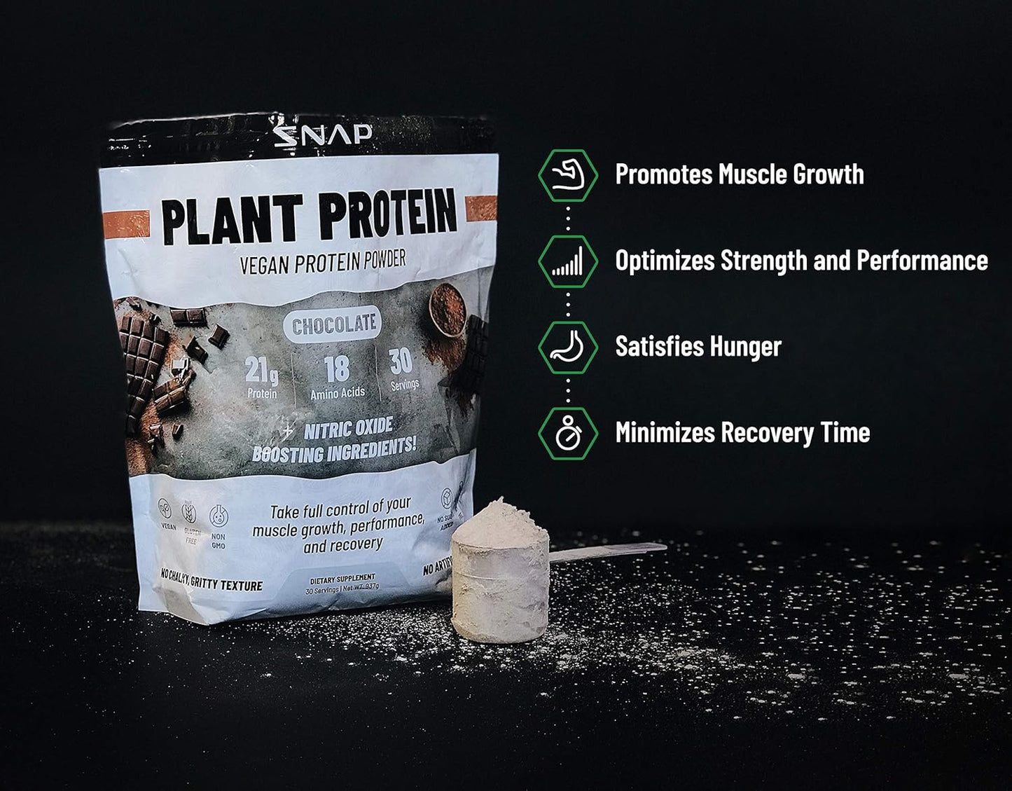 organic-plant-based-vegan-protein-powder-with-nitric-oxide-boost---chocolate-flavor---30-servings---bcaa-amino-acid-for-muscle-growth-performance-recovery-5