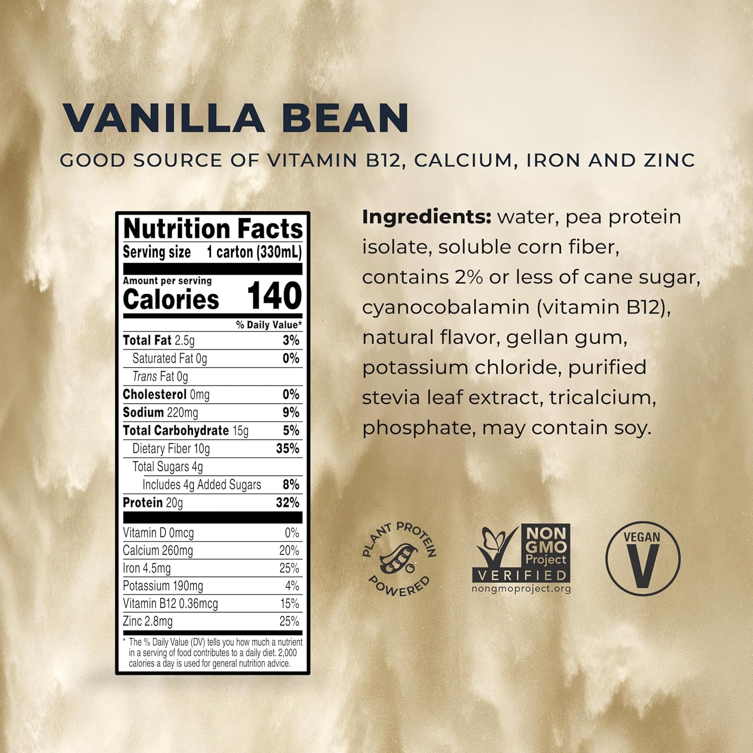plant-based-protein-shake-vanilla-bean-flavor-20g-vegan-protein-dairy-free-no-artificial-sweeteners-non-gmo-10g-fiber-11-fl-oz-pack-of-12---evolve-4