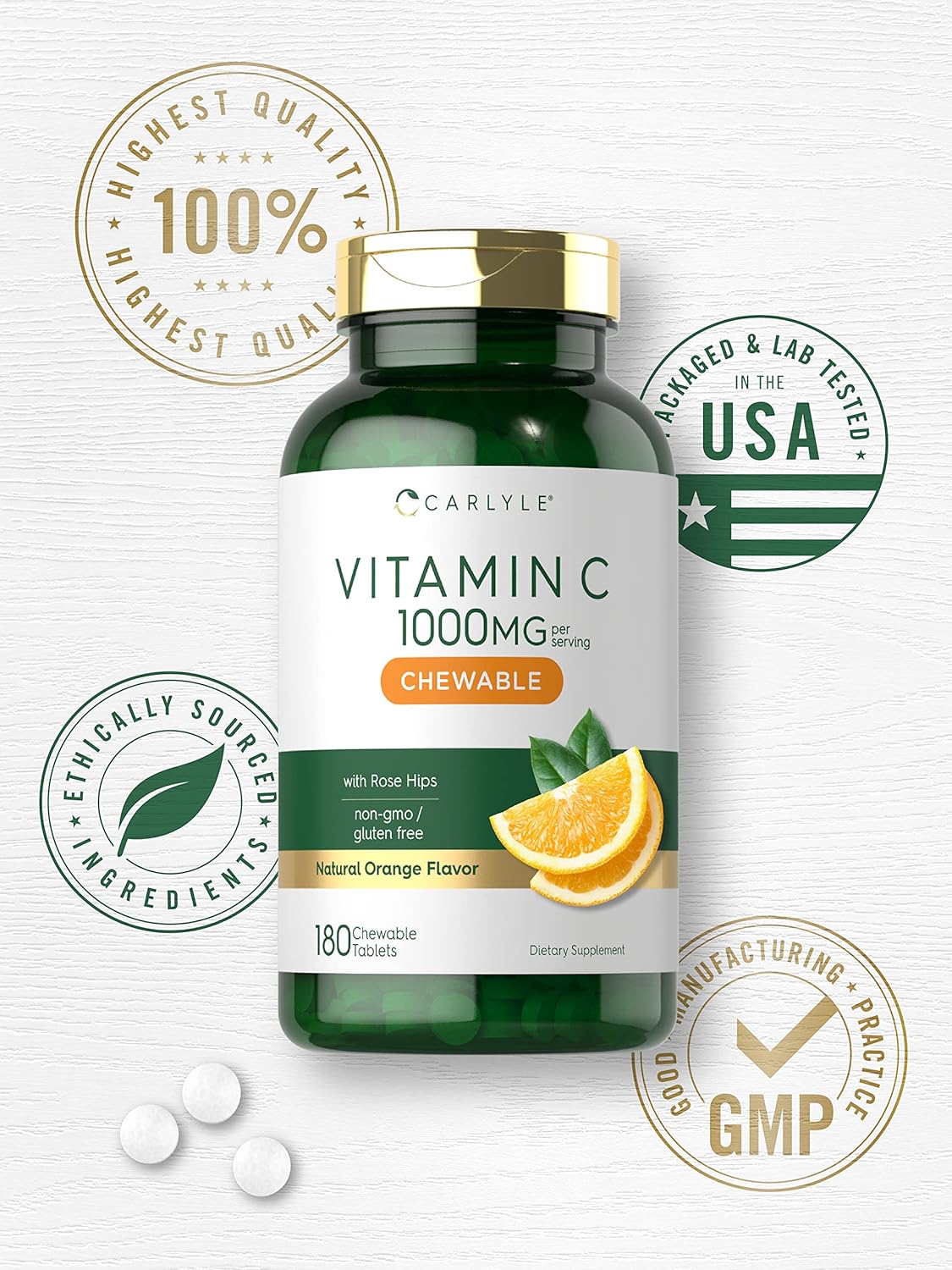 carlyle-vitamin-c-chewables-1000mg-180-tablets-vegetarian-non-gmo-gluten-free-supplement-5