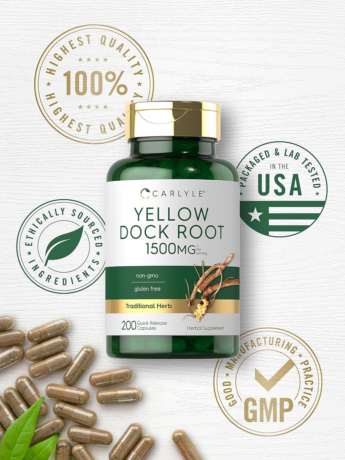 carlyle-yellow-dock-root-capsules-1500mg---200-count---non-gmo-gluten-free---high-potency-traditional-herb-supplement-5