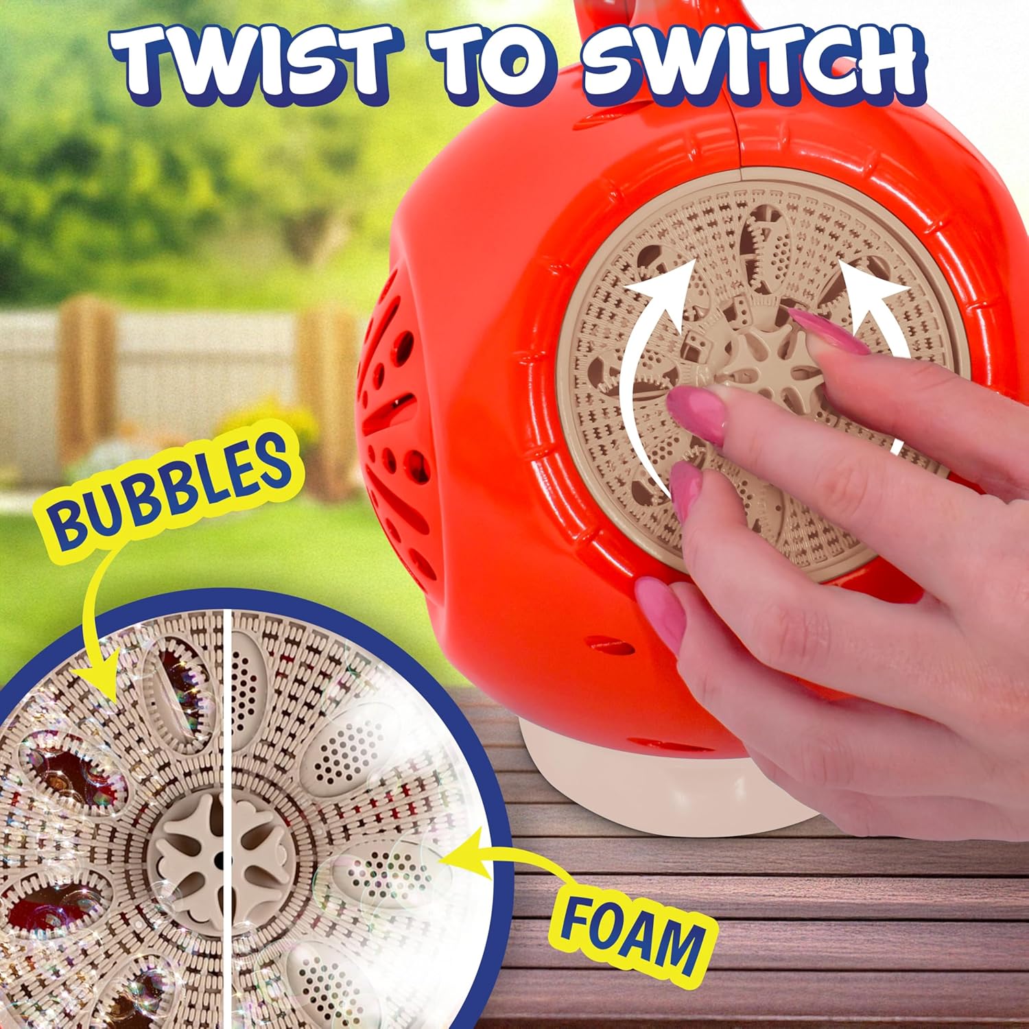 adjustable-bubble-and-foam-machine---portable-rechargeable-bubble-blower-for-parties---includes-4oz-bubble-solution---fun-for-kids-teens-and-adults-6