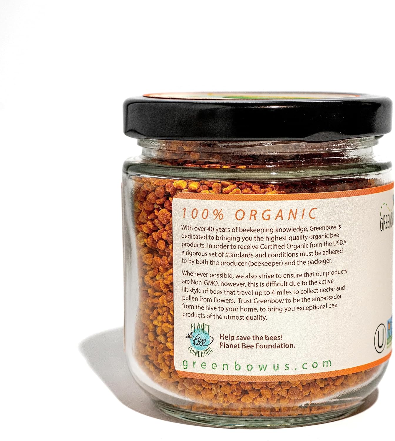 organic-greenbow-bee-pollen---usda-certified-non-gmo-pure-natural---superfood-with-proteins-vitamins-and-minerals---kosher-gluten-free---310g-2-pack-3