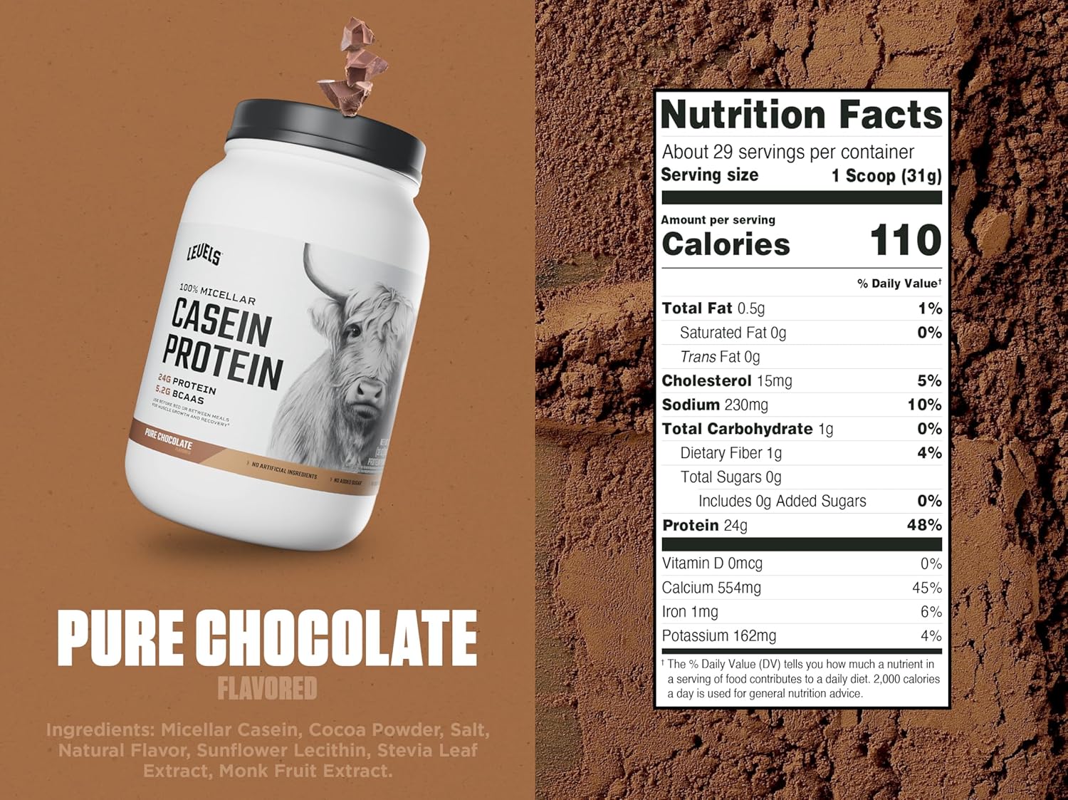 levels-nutrition-100-micellar-casein-protein-powder---hormone-free-chocolate-flavor---2lb-jar---premium-quality-supplement-for-muscle-recovery-and-growth-3