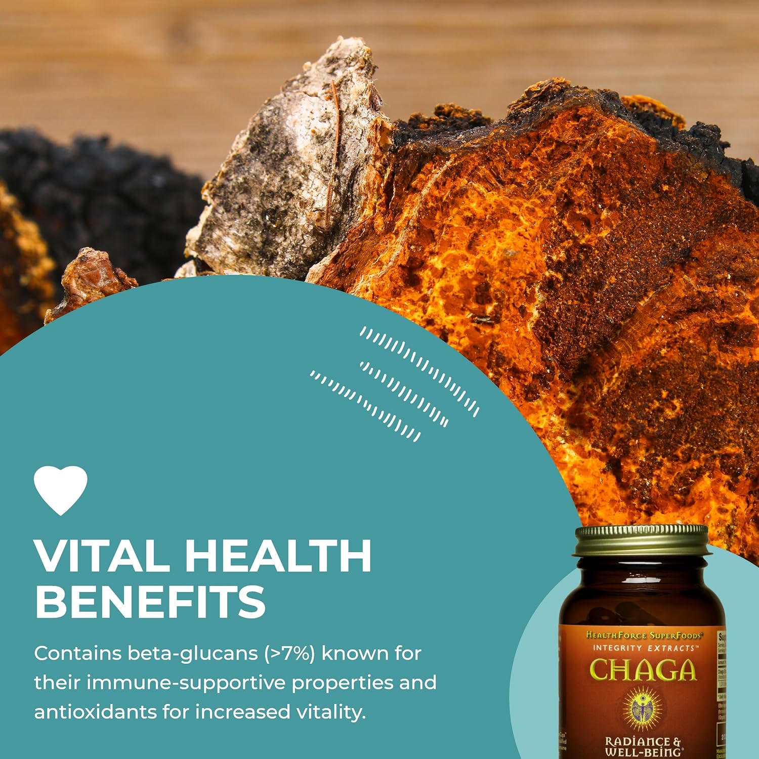 HealthForce SuperFoods Integrity Extracts Chaga Powder - 150g for Immune Support and Antioxidant Boost - Espot.com.au