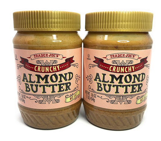 trader-joes-crunchy-no-salt-almond-butter---16-oz-pack-of-2---delicious-and-natural-almond-spread-1