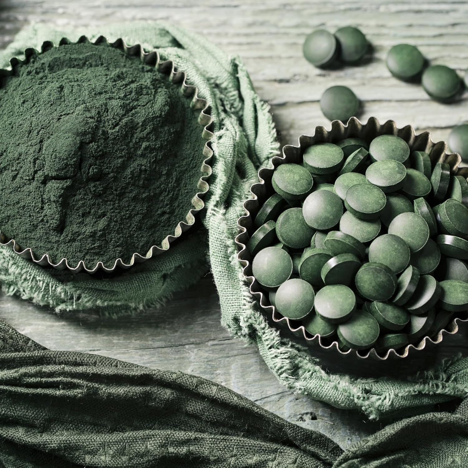 Organic Spirulina Chlorella Tablets - 400 Count - Immune Support & Energy Boost - Broken Cell Wall Algae Supplement - Organic Chlorophyll - Espirulina - Espot.com.au