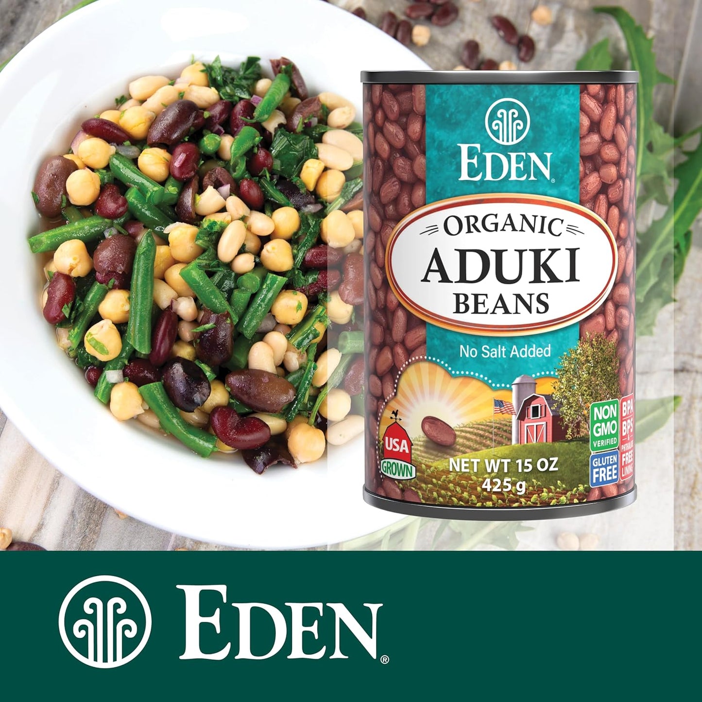 organic-non-gmo-aduki-beans-azuki-adzuki---no-salt-added---red-beans---macrobiotic---15-oz-can---12-pack-5