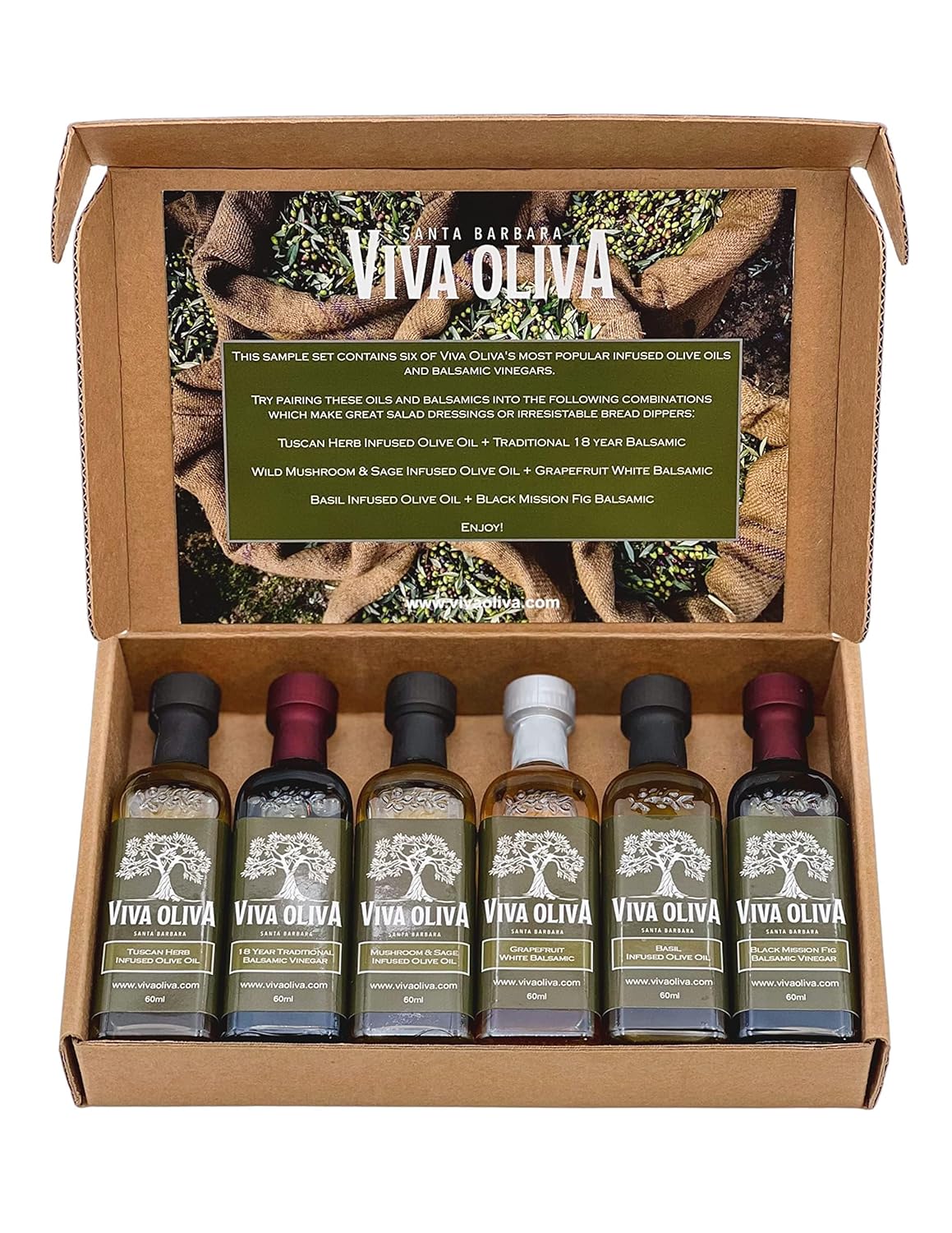 premium-flavored-olive-oil-balsamic-vinegar-variety-gift-set---60ml-2oz-bottles---tuscan-herb-basil-mushroom-sage---18-year-traditional-grapefruit-black-mission-fig-1