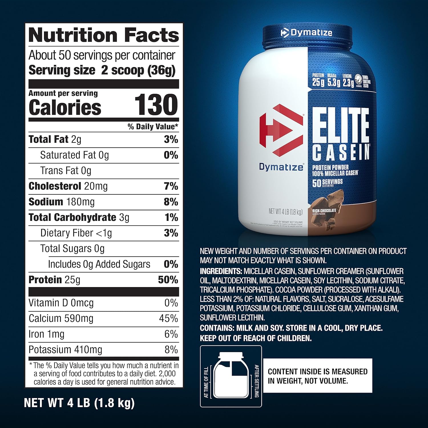 dymatize-elite-casein-protein-powder---rich-chocolate-flavor-4lb---25g-protein-bcaas-leucine-for-muscle-building-and-overnight-recovery-5