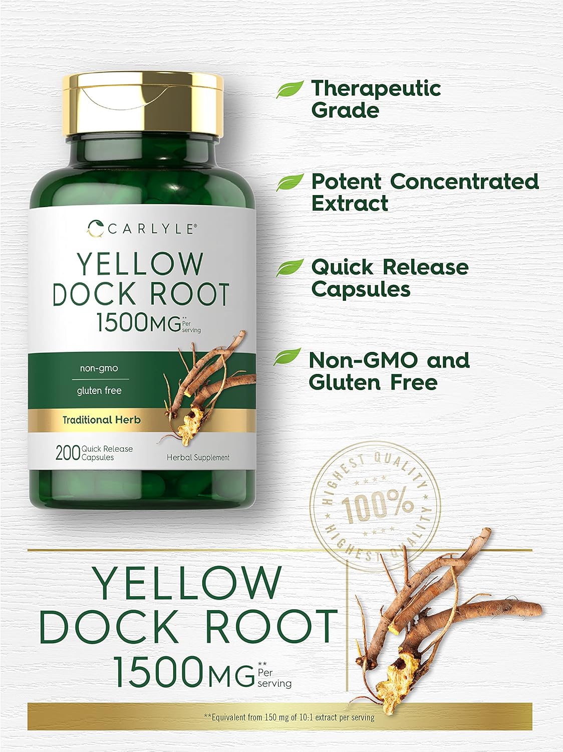carlyle-yellow-dock-root-capsules-1500mg---200-count---non-gmo-gluten-free---high-potency-traditional-herb-supplement-3