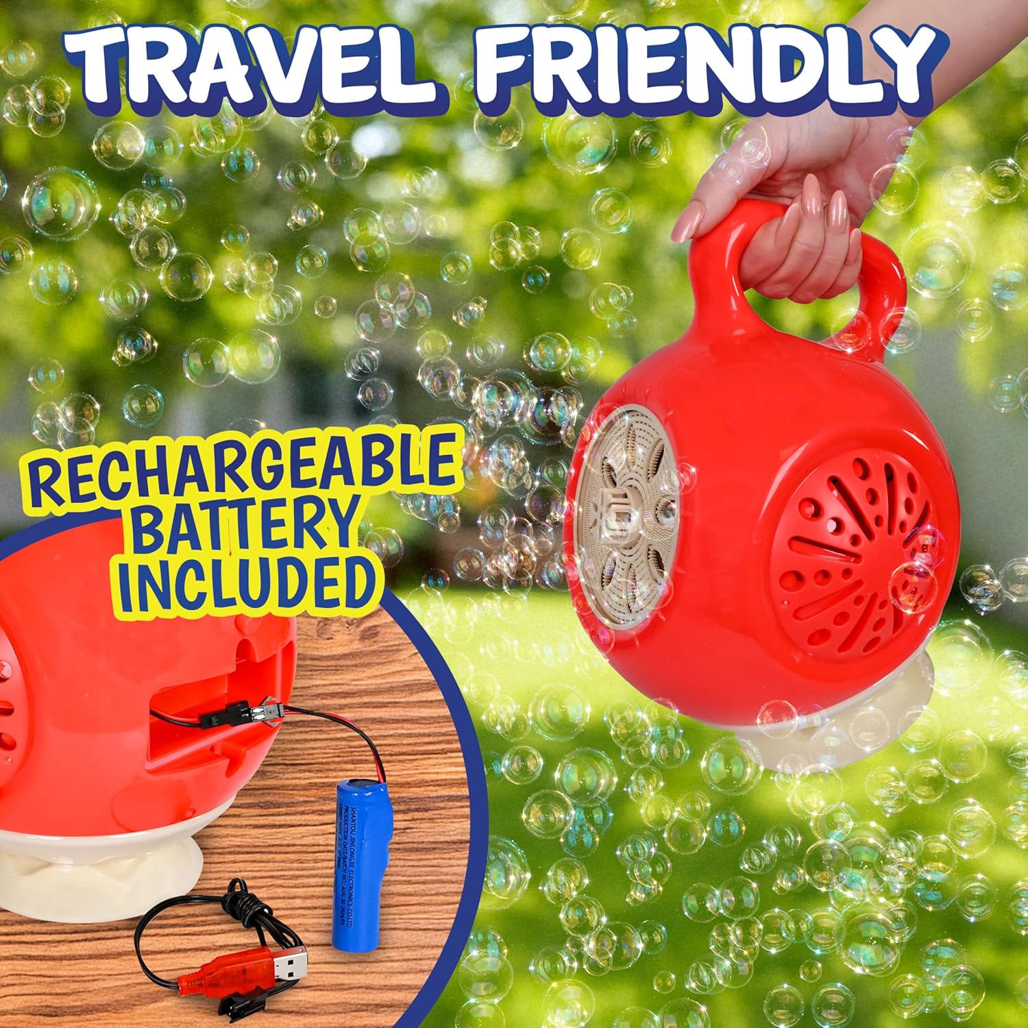 adjustable-bubble-and-foam-machine---portable-rechargeable-bubble-blower-for-parties---includes-4oz-bubble-solution---fun-for-kids-teens-and-adults-3