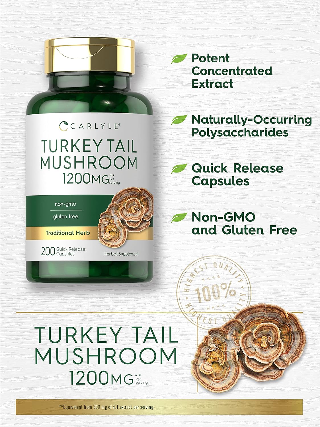 carlyle-turkey-tail-mushroom-capsules---1200mg-200-count---non-gmo-and-gluten-free-extract-for-immune-support-3
