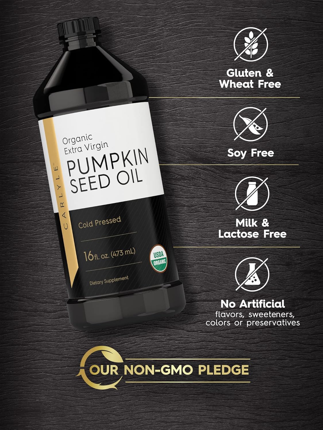 organic-cold-pressed-carlyle-pumpkin-seed-oil-16oz---extra-virgin-vegetarian-non-gmo-gluten-free---safe-for-cooking-hair-and-face-4