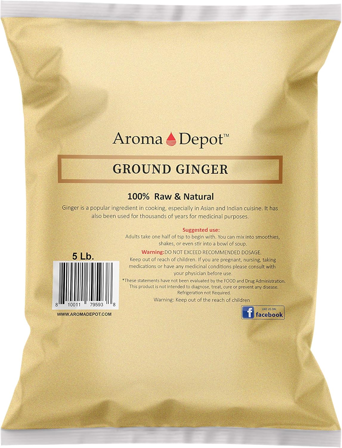 5-lbs-raw-ginger-powder---natural-keto-vegan-vitamin-c-rich-root-for-food-tea-juice-coffee---non-gmo-gluten-free---from-india-1
