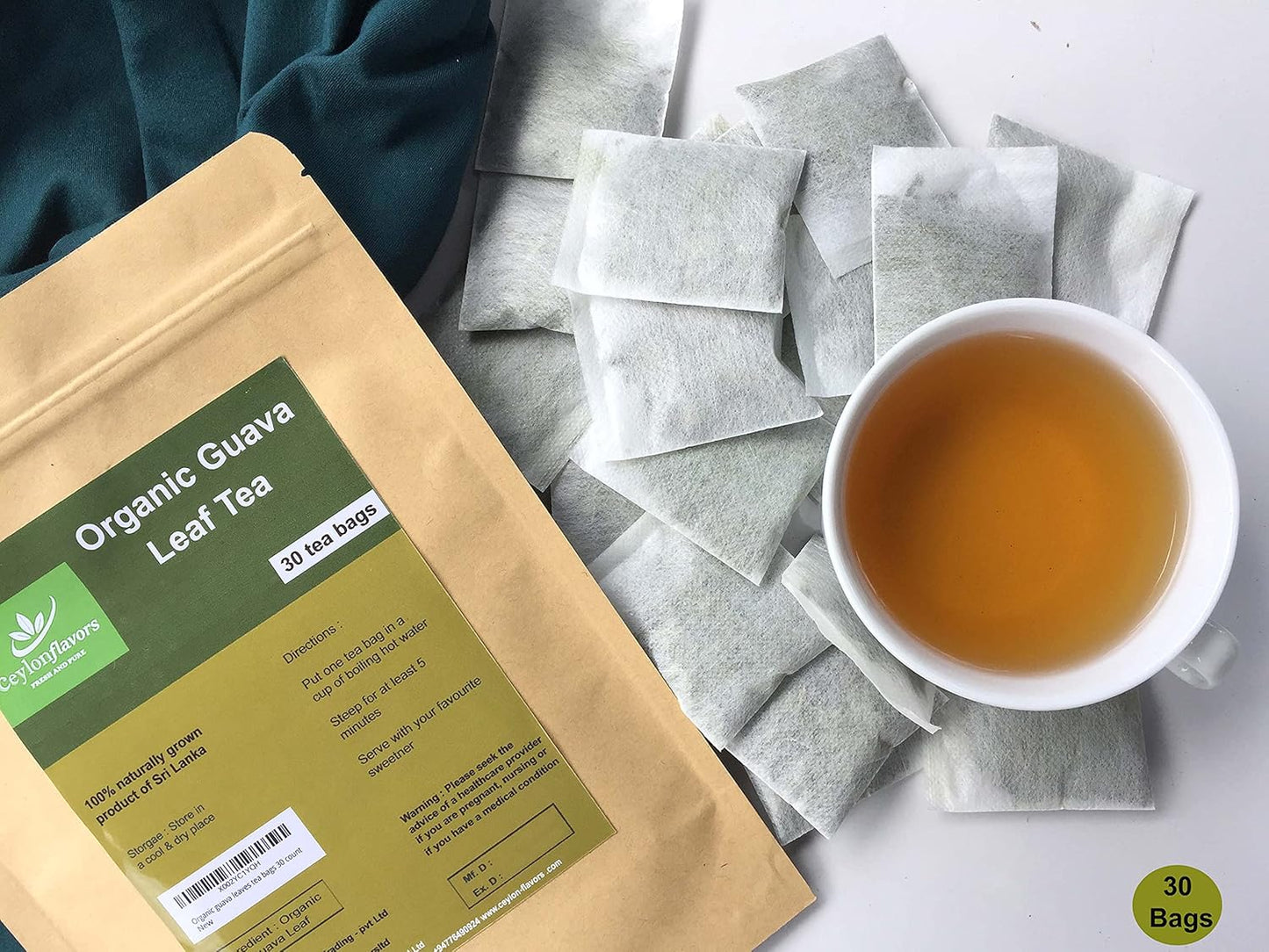 organic-guava-leaves-tea-bags---30-count-of-naturally-grown-ceylon-flavors-for-fresh-and-pure-flavor-2
