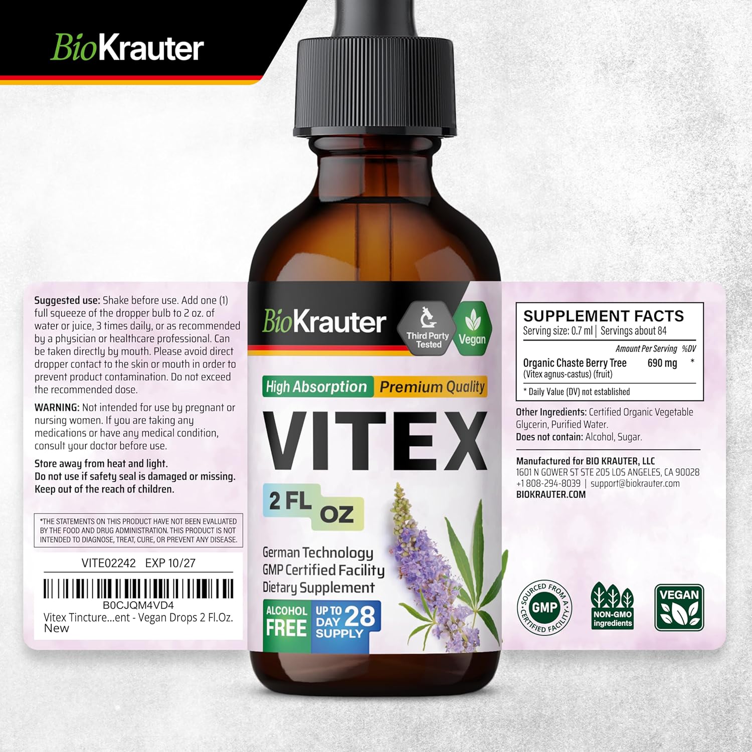 vitex-chasteberry-tincture---fast-absorbing-womens-supplement---alcohol-sugar-free-vegan-drops---2-floz-7