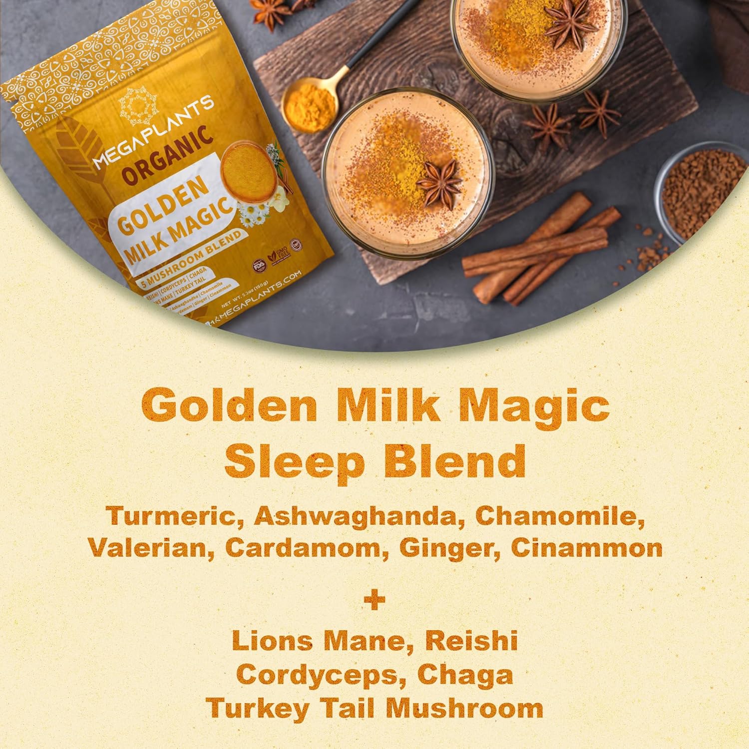 50-servings-of-megaplants-golden-milk-magic-superfood-5-mushroom-blend-for-sleep-relaxation-and-relief---includes-turmeric-ashwagandha-valerian-chamomile-and-more---ideal-for-smoothies-and-hot-beverages-5