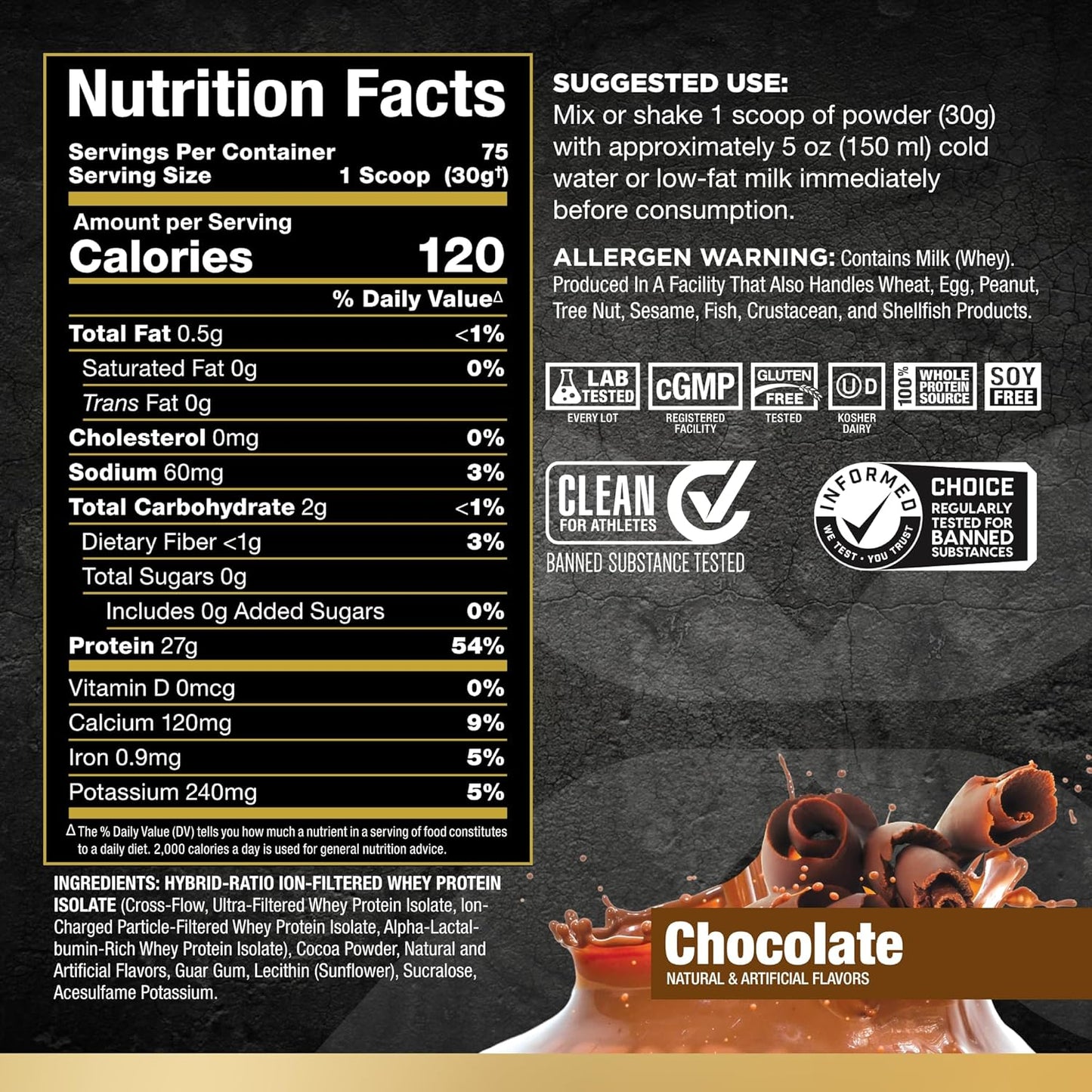 allmax-nutrition-isoflex-whey-protein-powder---chocolate-flavor-5lb---27g-protein-per-serving---whey-protein-isolate-for-muscle-recovery-and-growth-2