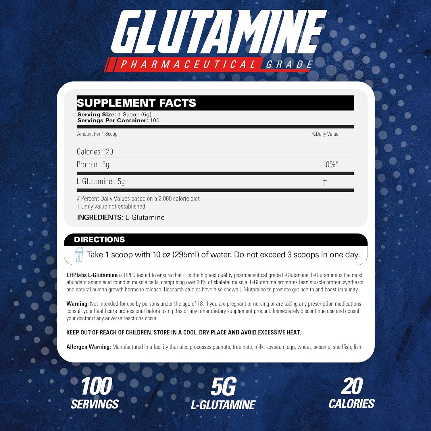 ehp-labs-l-glutamine-powder-500g---amino-acid-supplement-for-workout-recovery-immune-and-gut-health---100-servings-2