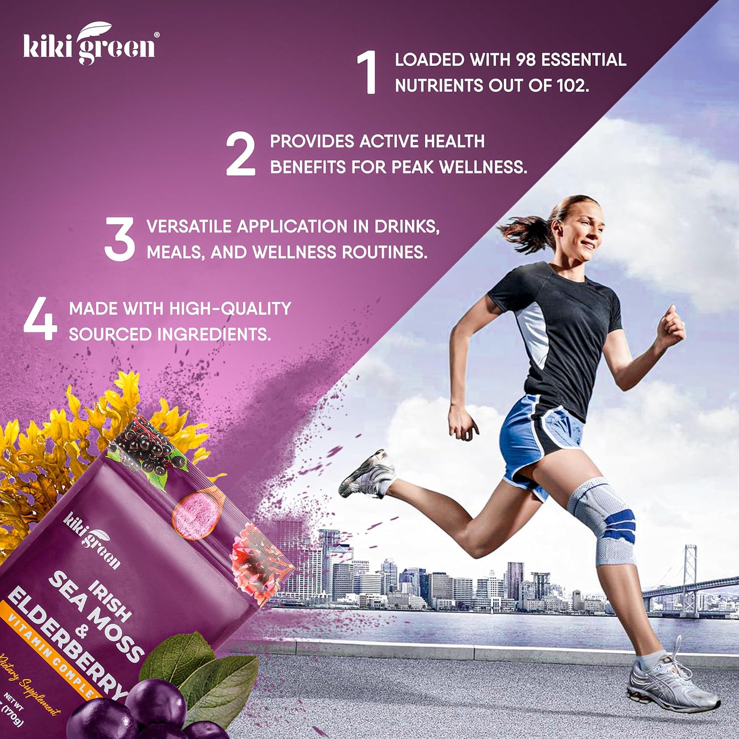organic-kiki-green-sea-moss-powder-with-elderberry---vegan-superfood-multivitamin-blend---immune-boosting-supplement---6-oz-4
